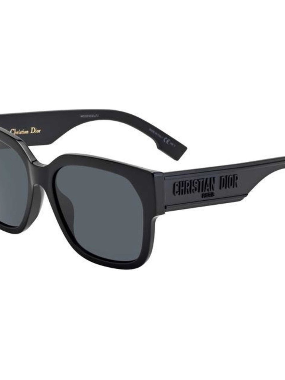 Dior Black Sunglasses with Dark Gray Lenses